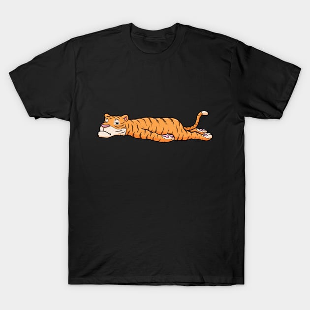 Tiger is Resting T-Shirt by Markus Schnabel